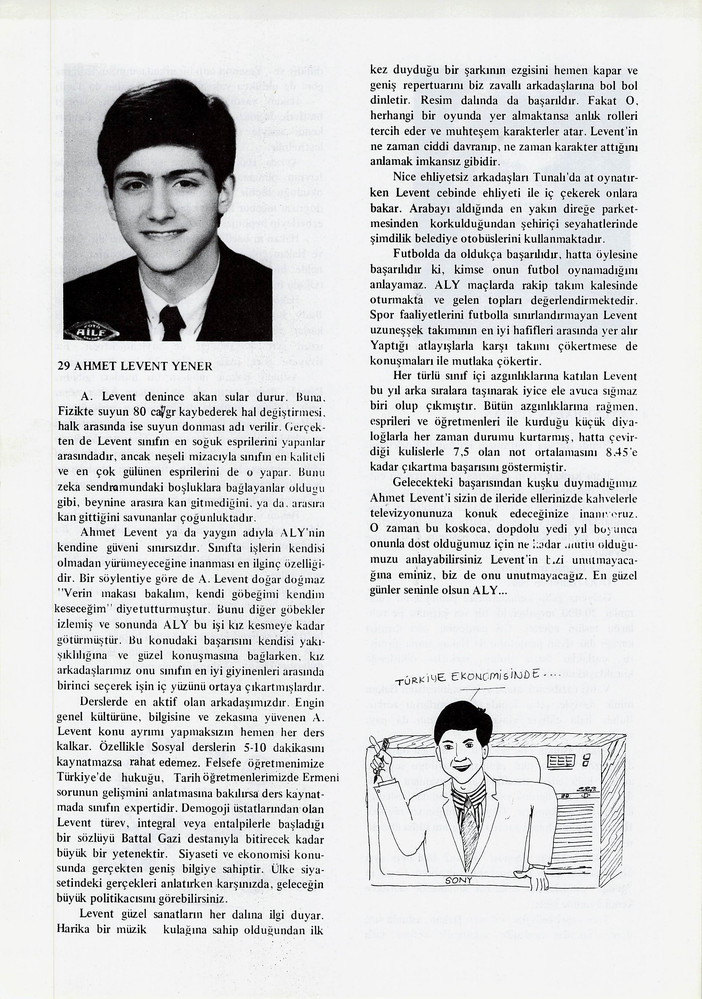 Ahmet Levent Yener sayfasının taranmış hali