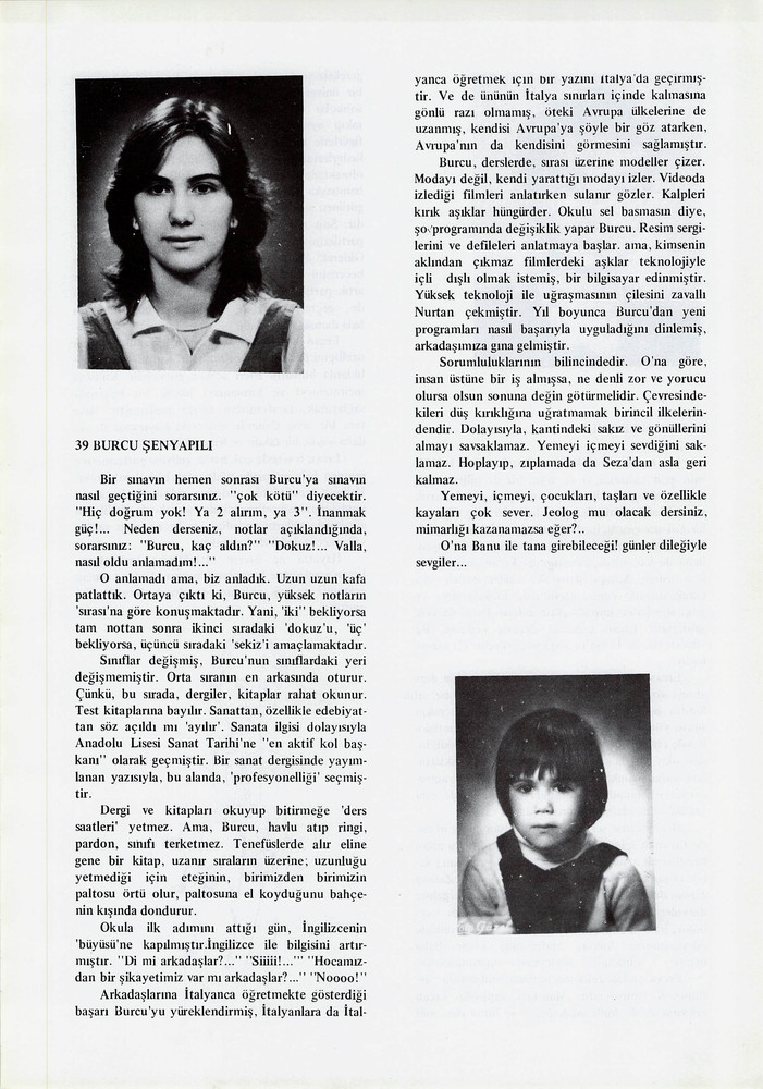 Burcu Şenyapılı sayfasının taranmış hali