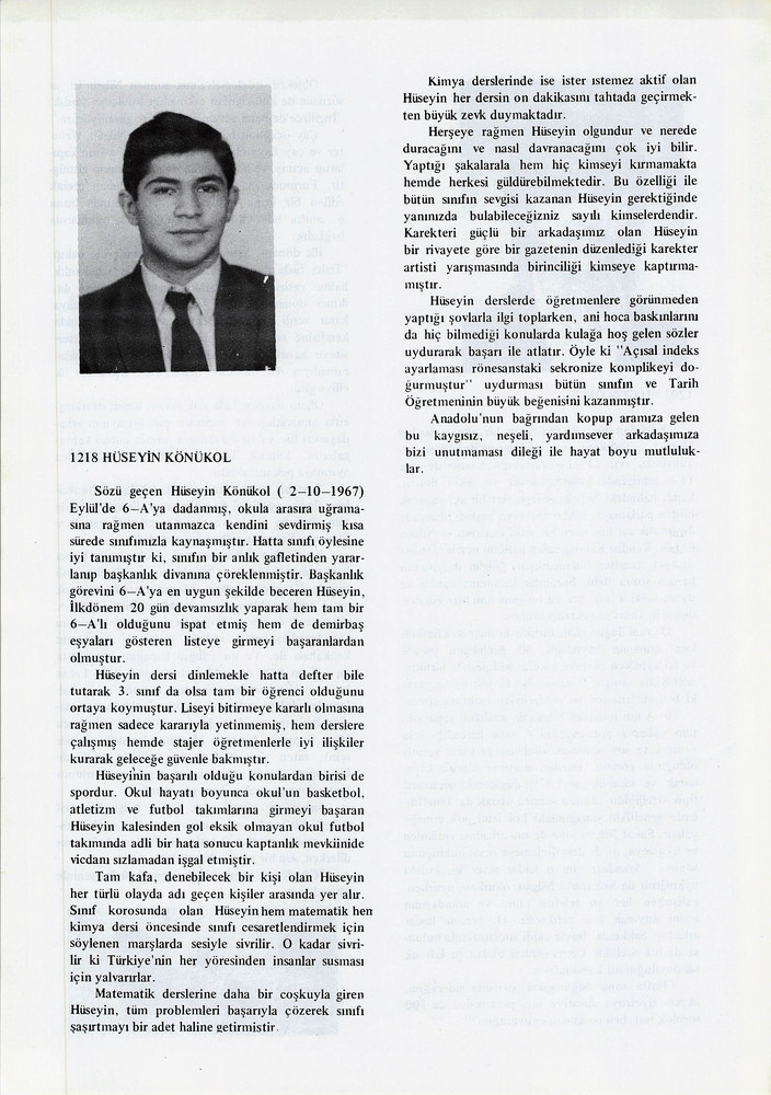 Hüseyin Könükol sayfasının taranmış hali