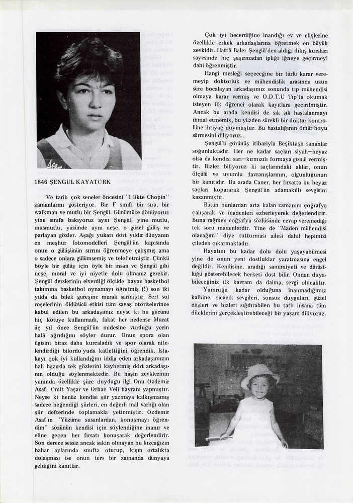 Şengül Kayatürk sayfasının taranmış hali