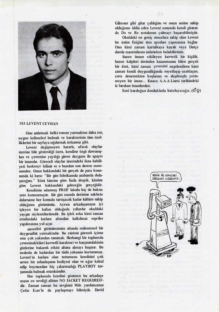 Levent Ceyhan sayfasının taranmış hali