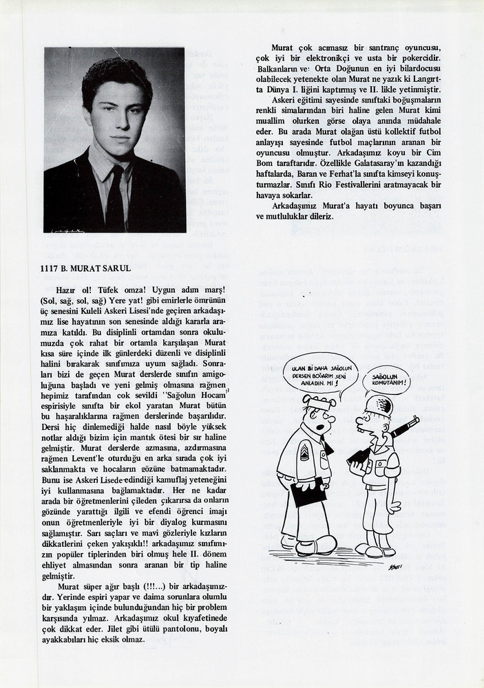 B. Murat Sarul sayfasının taranmış hali