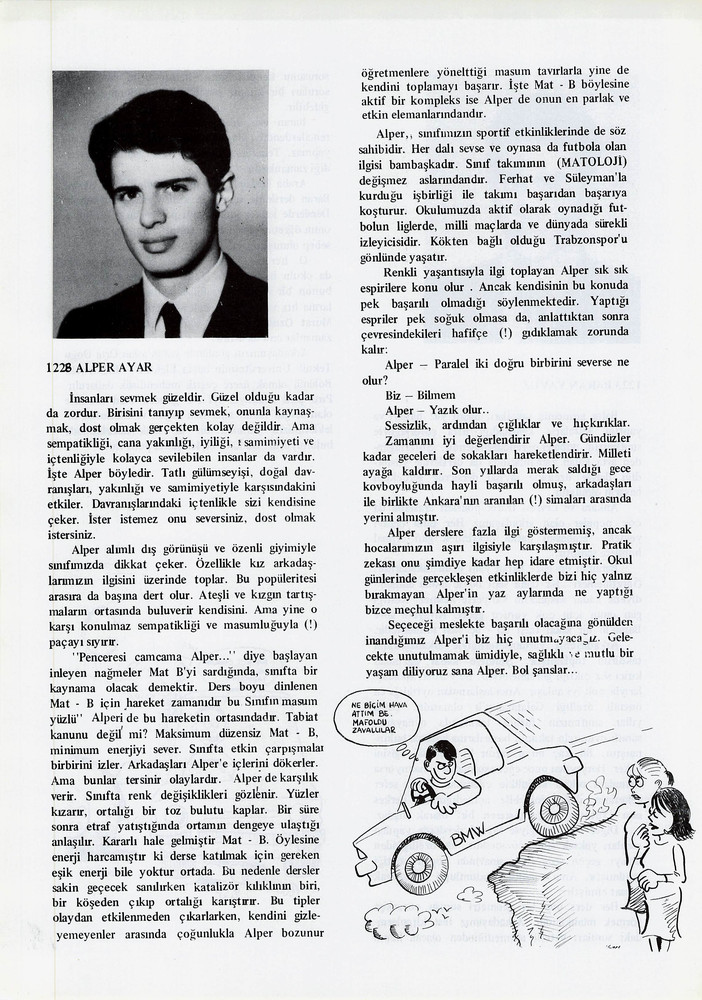 Alper Ayar sayfasının taranmış hali