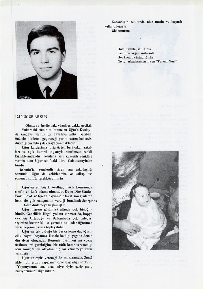 Uğur Arkun sayfasının taranmış hali