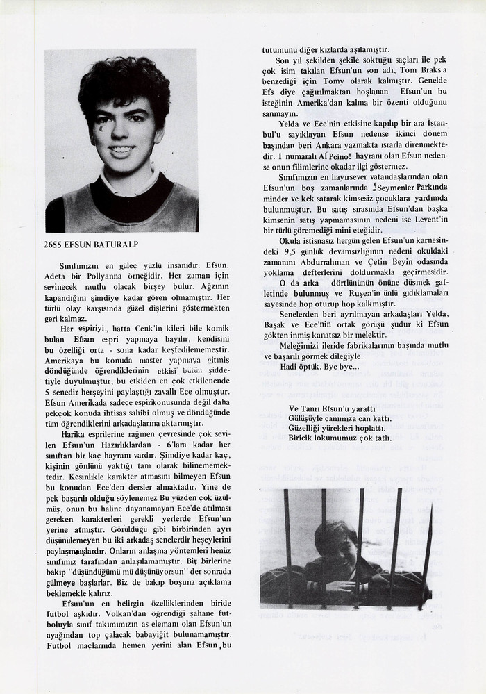 Efsun Baturalp sayfasının taranmış hali