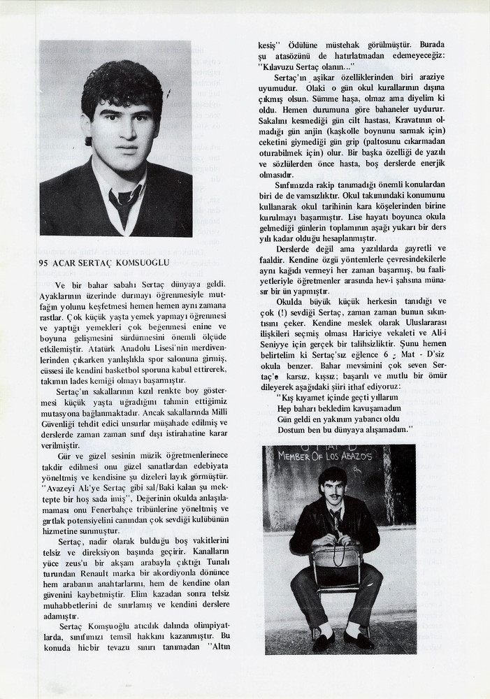 Acar Sertaç Komsuoğlu sayfasının taranmış hali