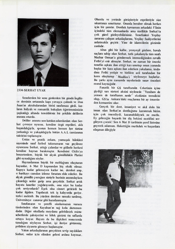 Serhat Uyar sayfasının taranmış hali