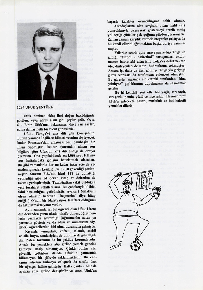 Ufuk Şentürk sayfasının taranmış hali