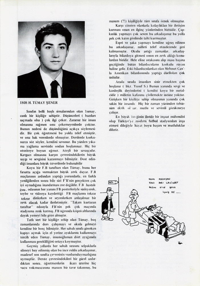 H. Tümay Şener sayfasının taranmış hali