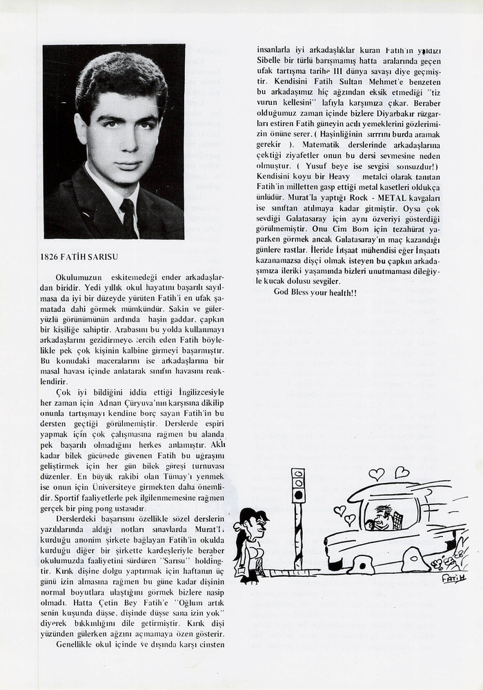 Fatih Sarısu sayfasının taranmış hali