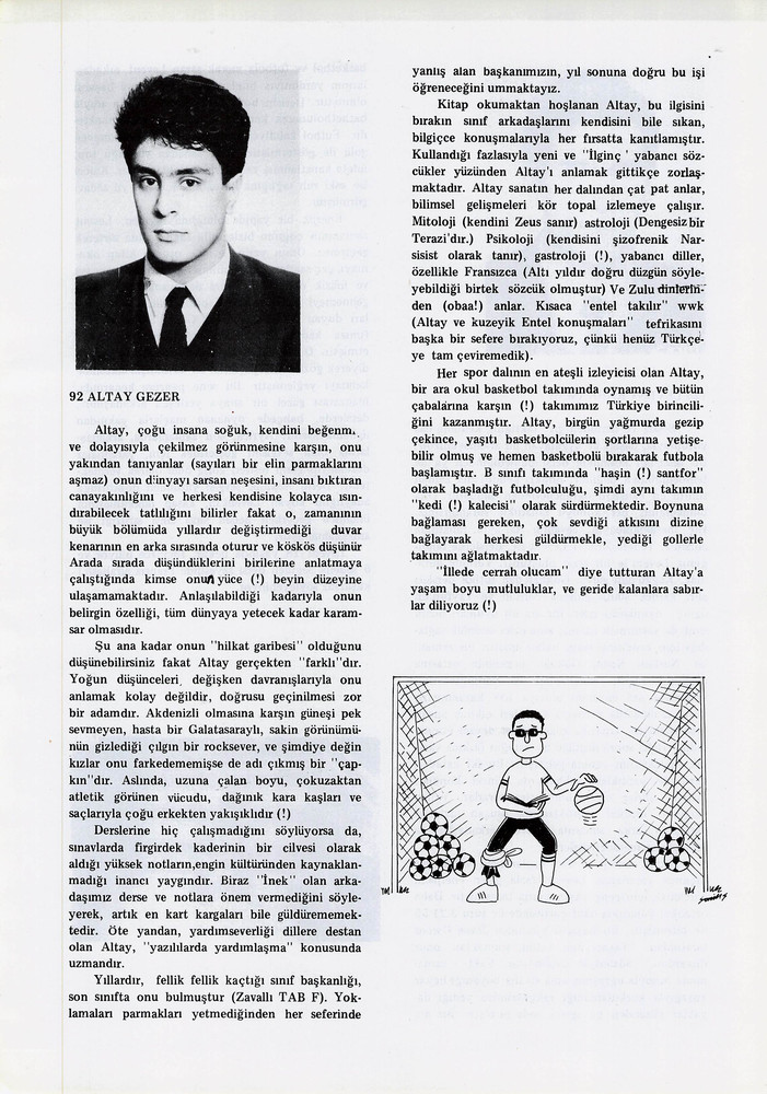 Altay Gezer sayfasının taranmış hali