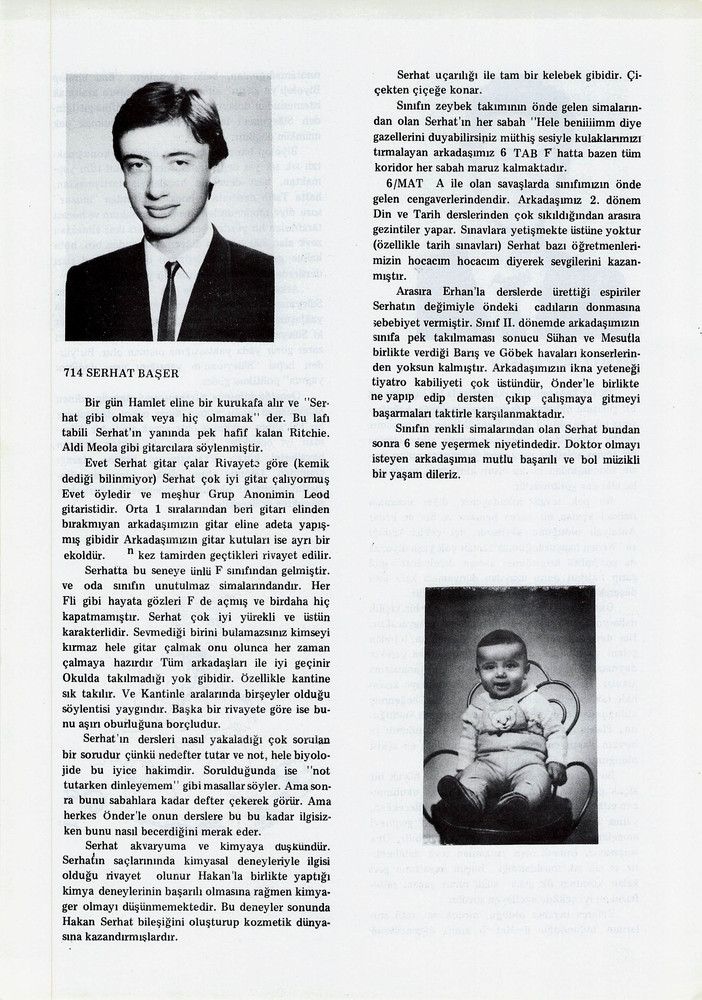 Serhat Başer sayfasının taranmış hali
