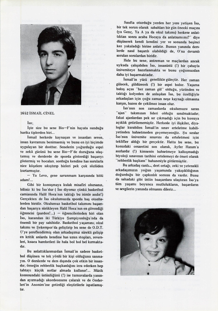 İsmail Cinel sayfasının taranmış hali