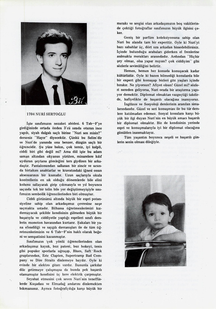 Nuri Sertoğlu sayfasının taranmış hali