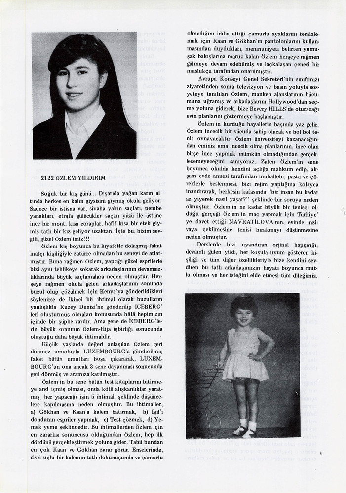 Özlem Yıldırım sayfasının taranmış hali