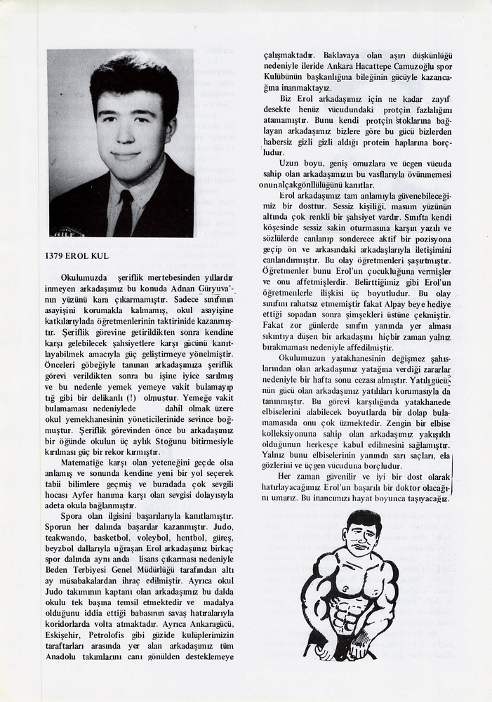 Erol Kul sayfasının taranmış hali