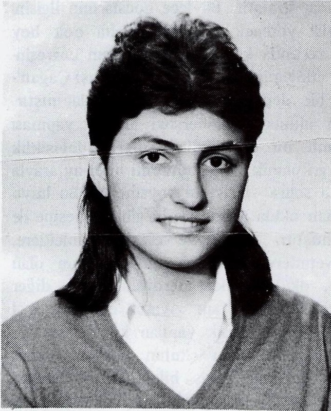 Alev İzci, 1986 yıllığı fotoğrafı