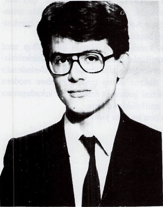 Ahmet Erhan Hoşça, 1986 yıllığı fotoğrafı