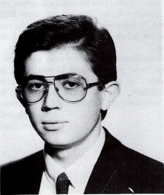 Mehmet Yaşar Öztürk, 1986 yıllığı fotoğrafı