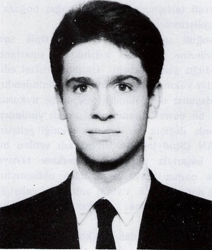 Ahmet Baran Önal, 1986 yıllığı fotoğrafı