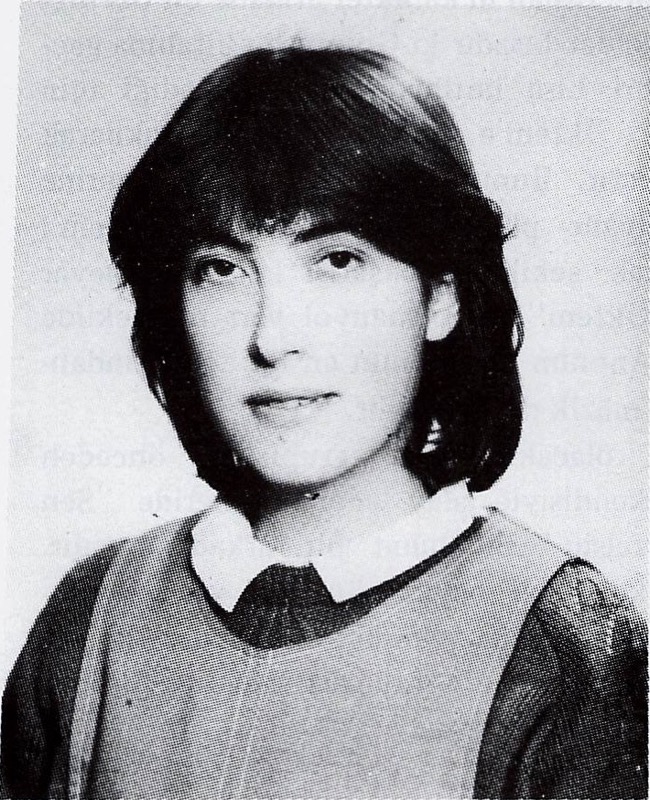 Nazan Tüze, 1986 yıllığı fotoğrafı